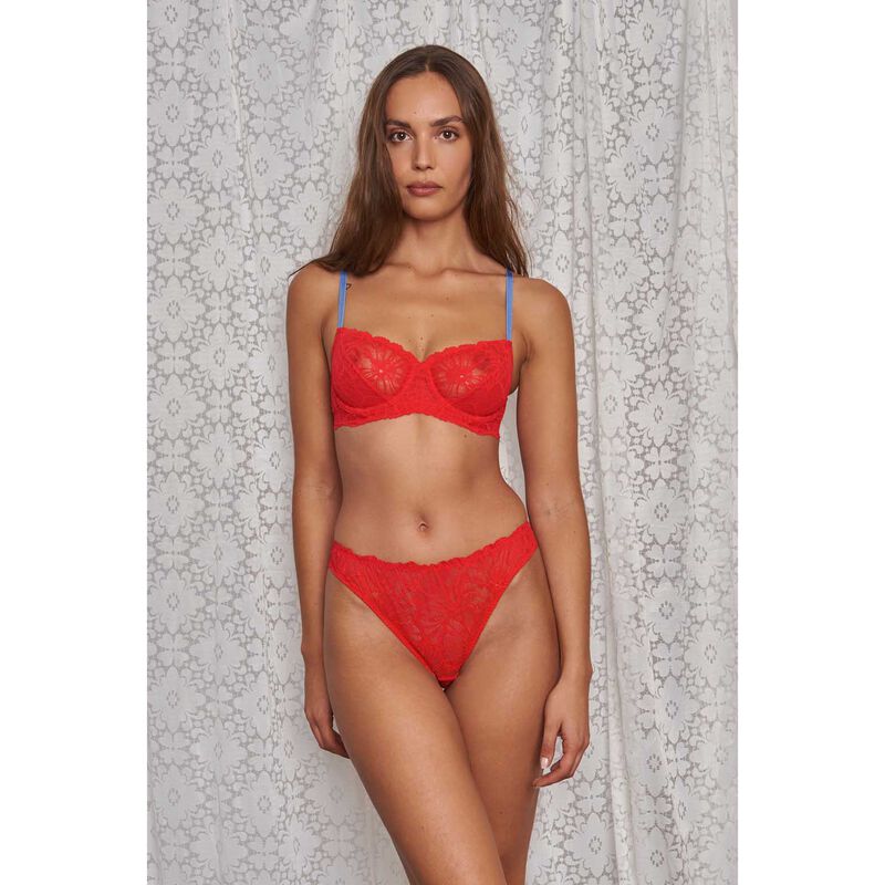 Dora Larsen Bea Graphic Lace Underwire Bra image number 1